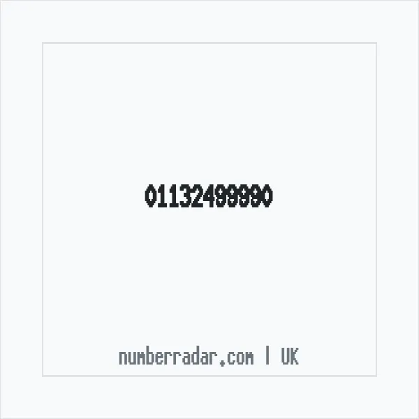 Reverse number check for +44 113 249 9990 — who called me?