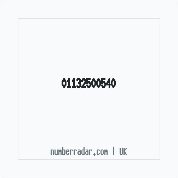 Reverse number check for +44 113 250 0540 — who called me?