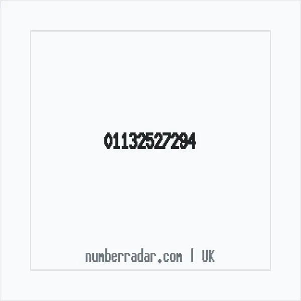 Reverse number check for +44 113 252 7294 — who called me?