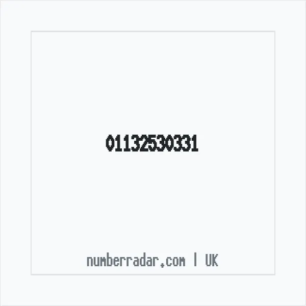 Reverse number check for +44 113 253 0331 — who called me?