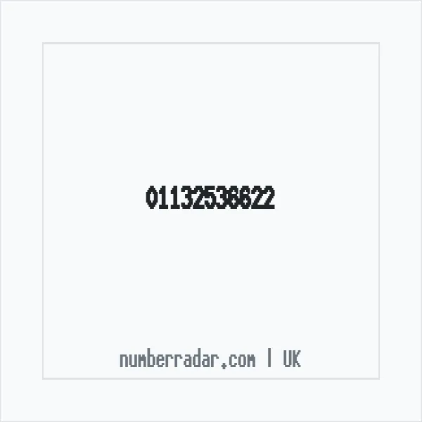 Reverse number check for +44 113 253 6622 — who called me?