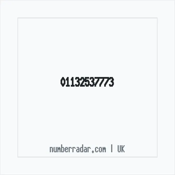 Reverse number check for +44 113 253 7773 — who called me?