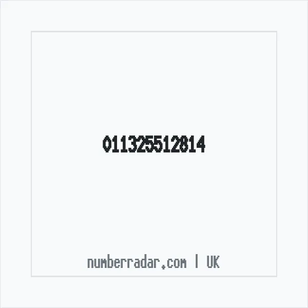 Reverse number check for +44 (1132) 551-281 — who called me?
