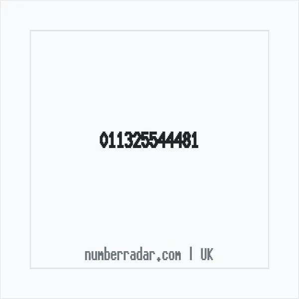 Reverse number check for +44 (1132) 554-448 — who called me?