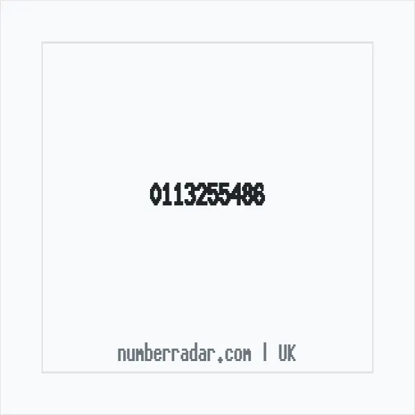 Reverse number check for +44 113255486 — who called me?