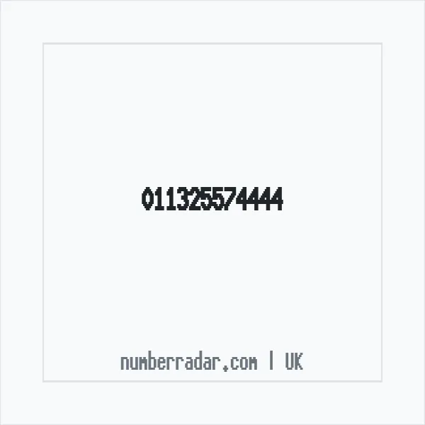 Reverse number check for +44 (1132) 557-444 — who called me?