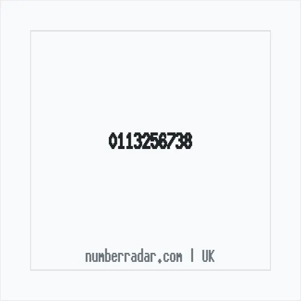 Reverse number check for +44 113256738 — who called me?
