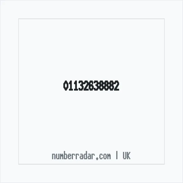 Reverse number check for +44 113 263 8882 — who called me?