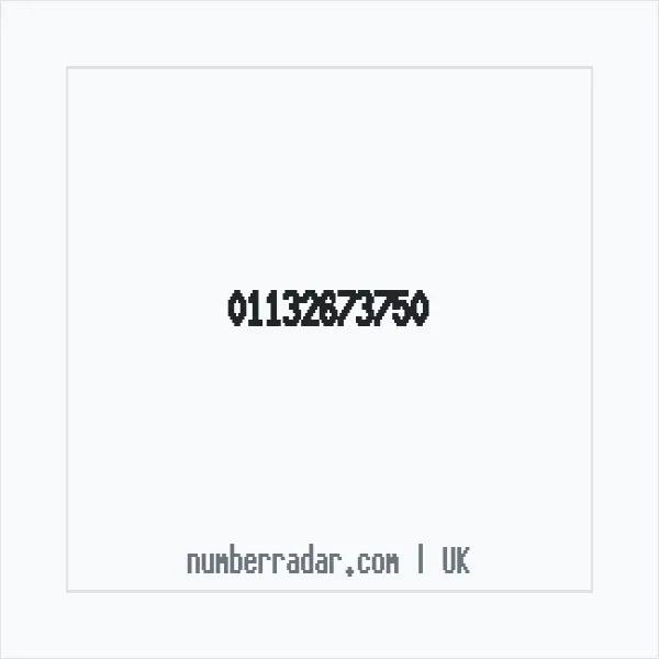 Reverse number check for +44 113 267 3750 — who called me?