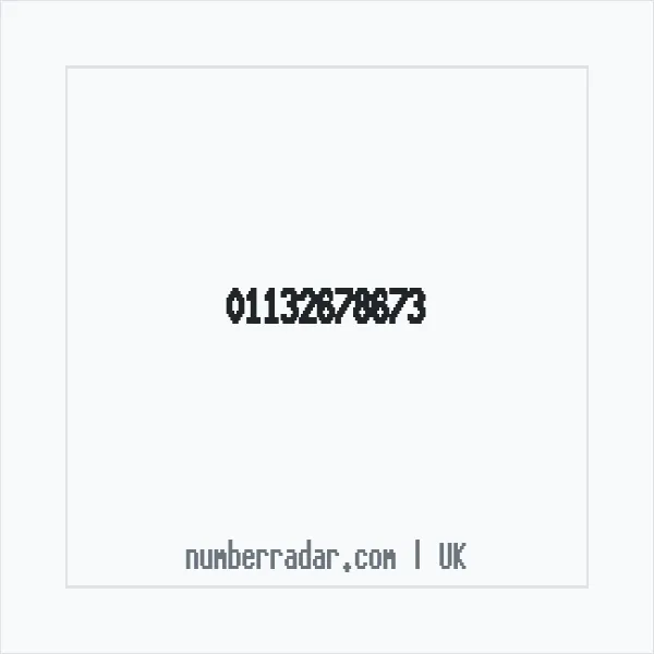 Reverse number check for +44 113 267 8673 — who called me?