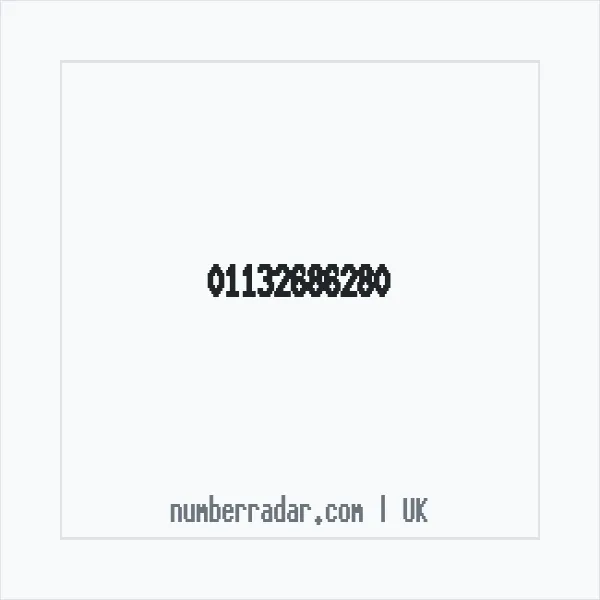 Reverse number check for +44 113 268 6280 — who called me?
