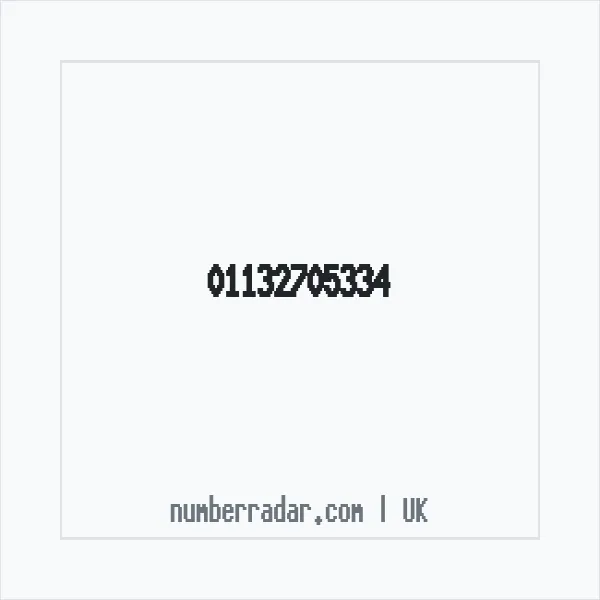 Reverse number check for +44 113 270 5334 — who called me?
