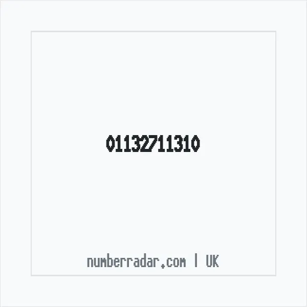 Reverse number check for +44 113 271 1310 — who called me?