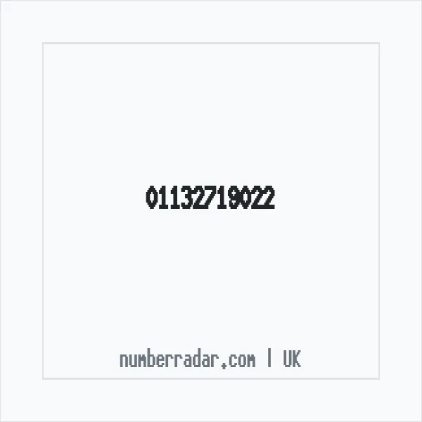 Reverse number check for +44 113 271 9022 — who called me?