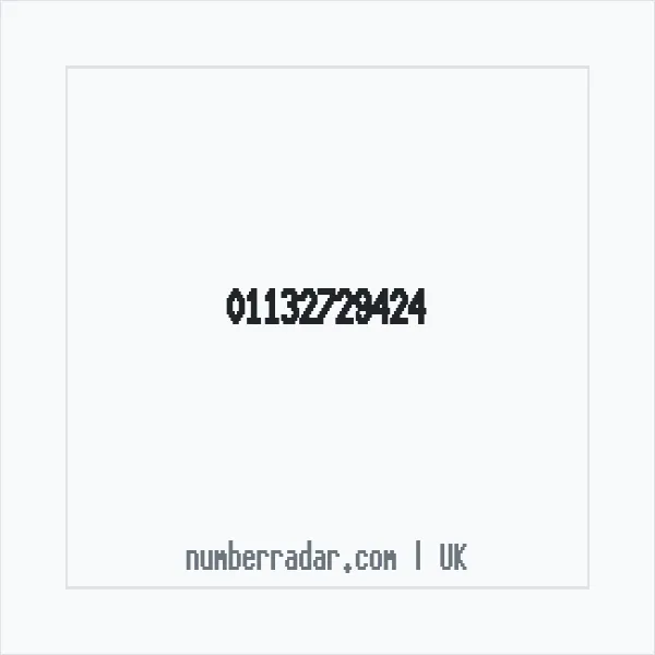 Reverse number check for +44 113 272 9424 — who called me?
