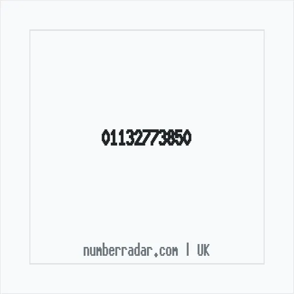 Reverse number check for +44 113 277 3850 — who called me?