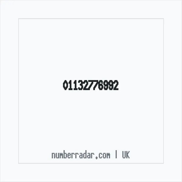 Reverse number check for +44 113 277 6992 — who called me?