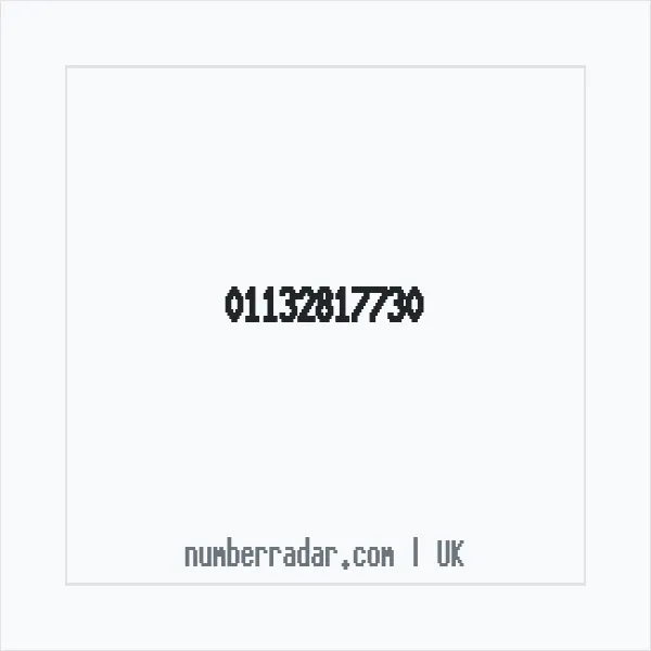 Reverse number check for +44 113 281 7730 — who called me?