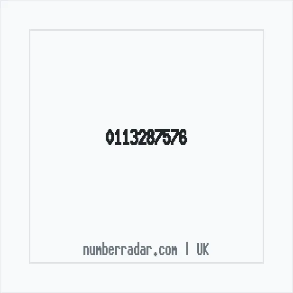 Reverse number check for +44 113287576 — who called me?