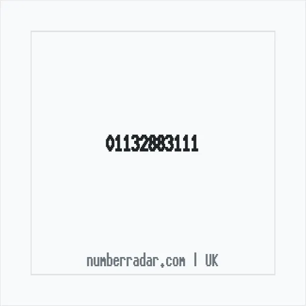 Reverse number check for +44 113 288 3111 — who called me?