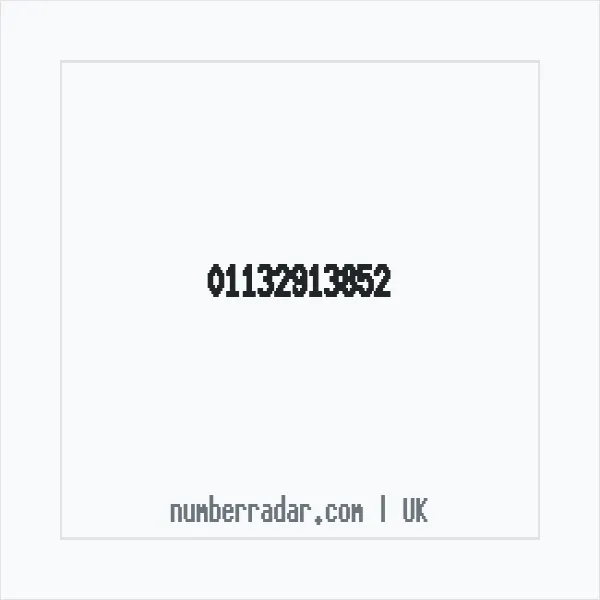 Reverse number check for +44 113 291 3852 — who called me?