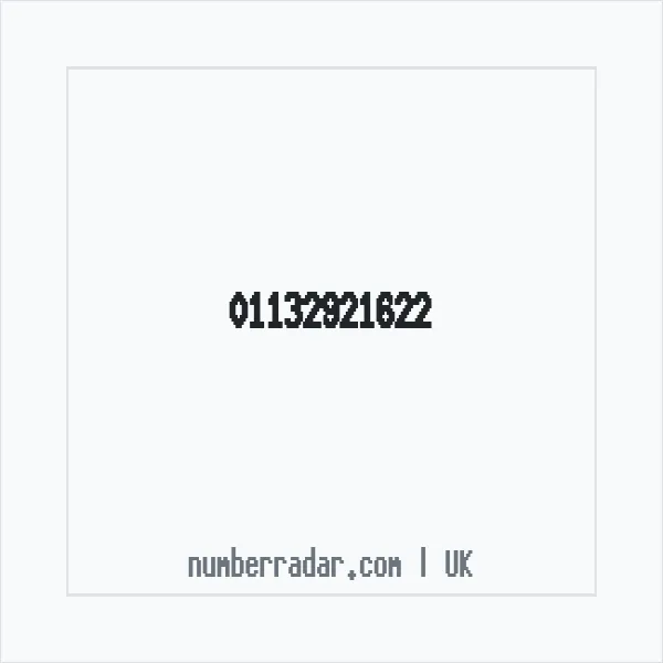 Reverse number check for +44 113 292 1622 — who called me?