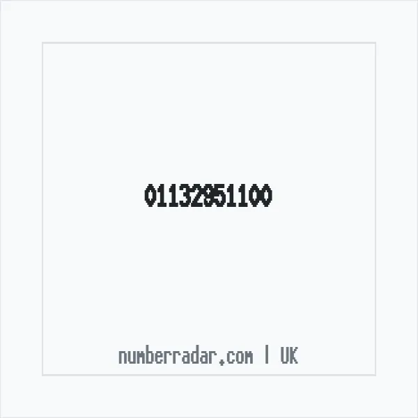 Reverse number check for +44 113 295 1100 — who called me?