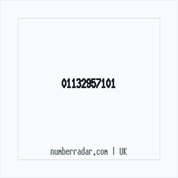 Reverse number check for +44 113 295 7101 — who called me?