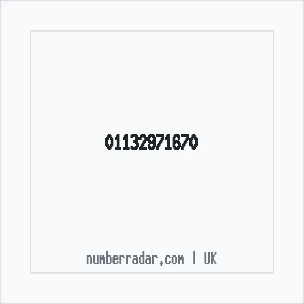 Reverse number check for +44 113 297 1670 — who called me?