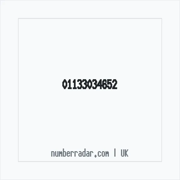 Reverse number check for +44 113 303 4652 — who called me?