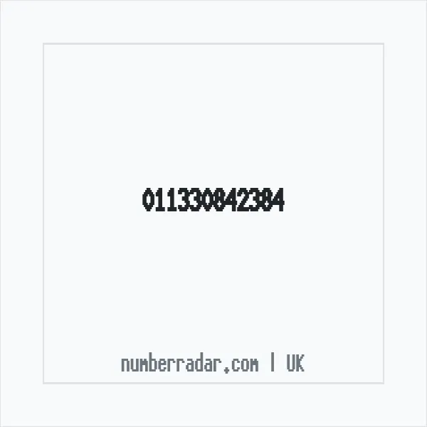 Reverse number check for +44 (1133) 084-238 — who called me?