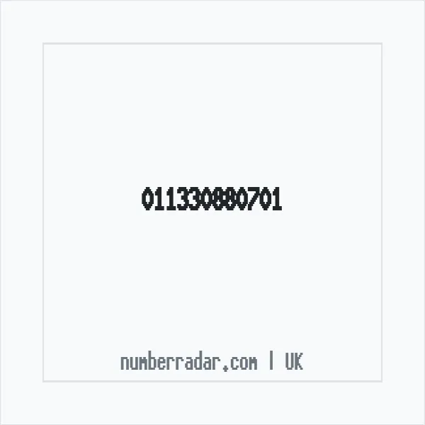 Reverse number check for +44 (1133) 088-070 — who called me?