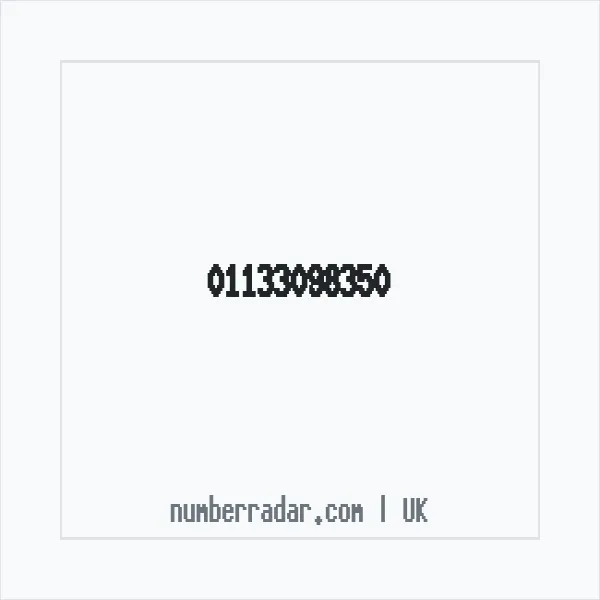 Reverse number check for +44 113 309 8350 — who called me?