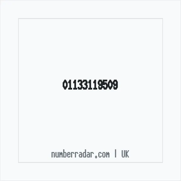 Reverse number check for +44 113 311 9509 — who called me?