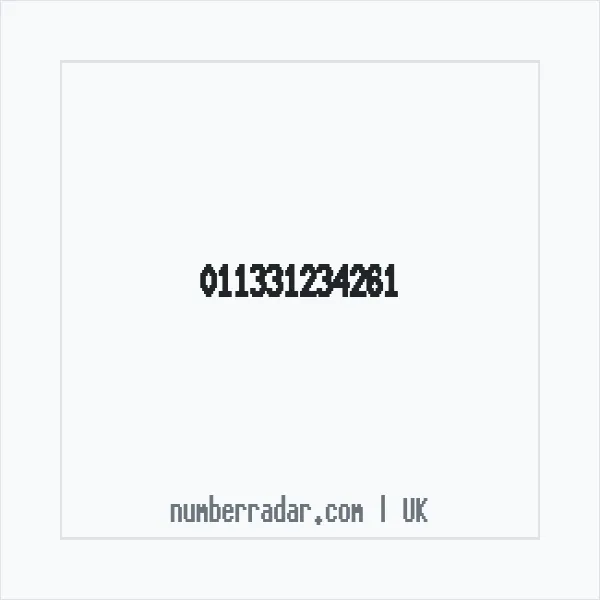 Reverse number check for +44 (1133) 123-426 — who called me?