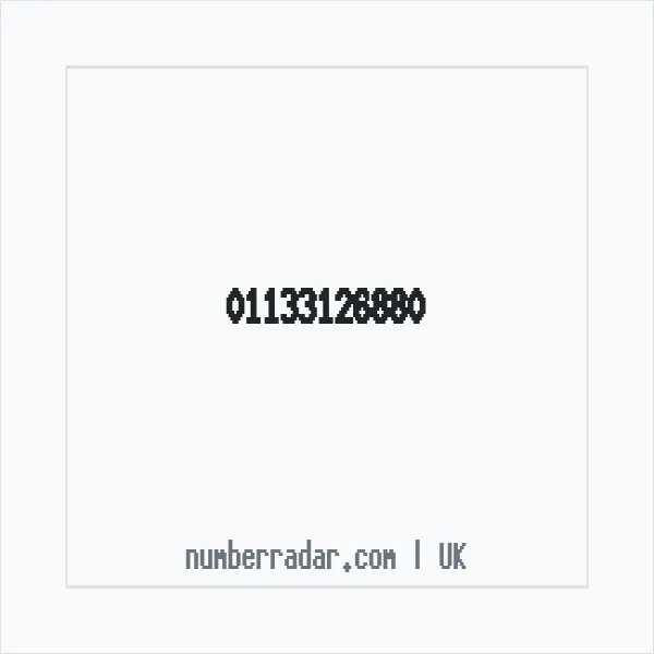 Reverse number check for +44 113 312 6880 — who called me?