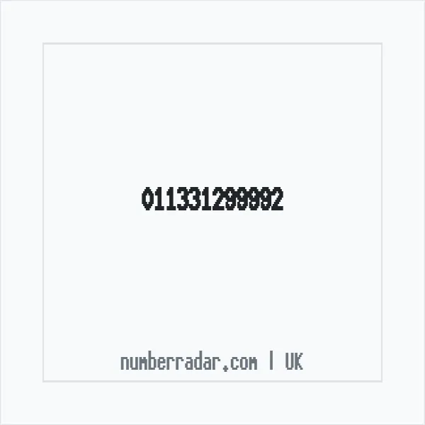 Reverse number check for +44 (1133) 129-999 — who called me?
