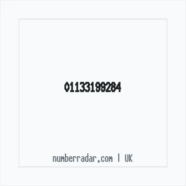 Reverse number check for +44 113 319 9284 — who called me?