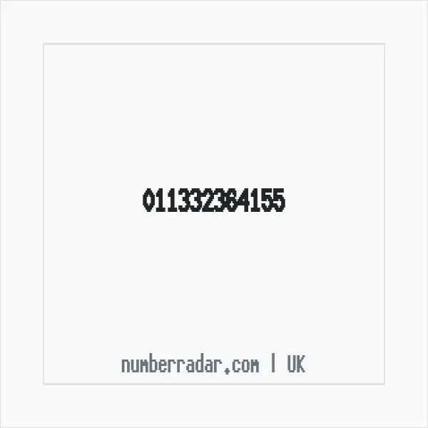 Reverse number check for +44 (1133) 236-415 — who called me?