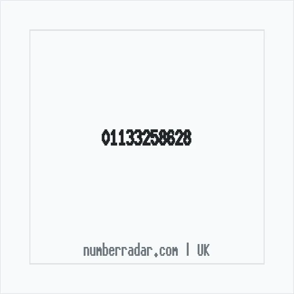 Reverse number check for +44 113 325 8628 — who called me?