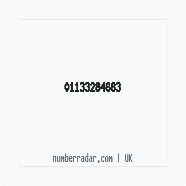 Reverse number check for +44 113 328 4683 — who called me?