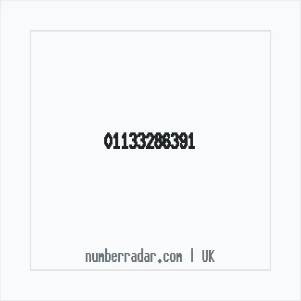 Reverse number check for +44 113 328 6391 — who called me?