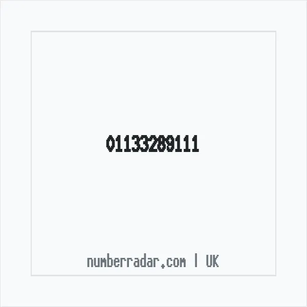Reverse number check for +44 113 328 9111 — who called me?