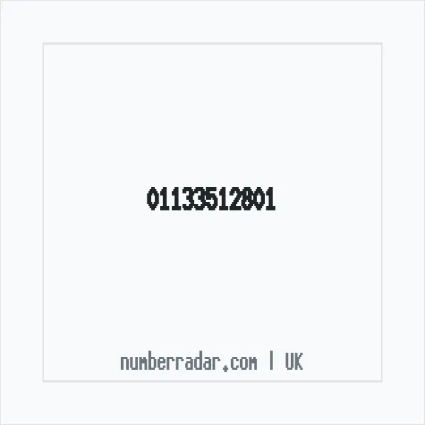 Reverse number check for +44 113 351 2801 — who called me?