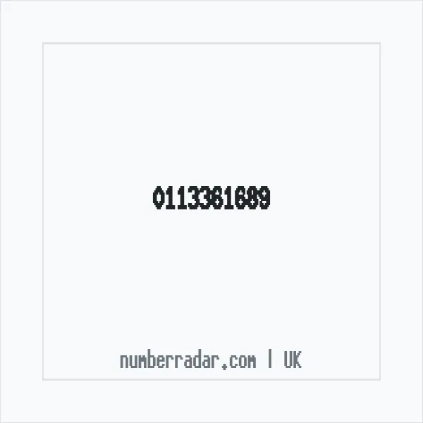 Reverse number check for +44 113361689 — who called me?