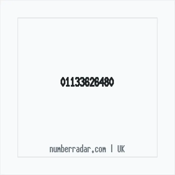 Reverse number check for +44 113 362 6480 — who called me?