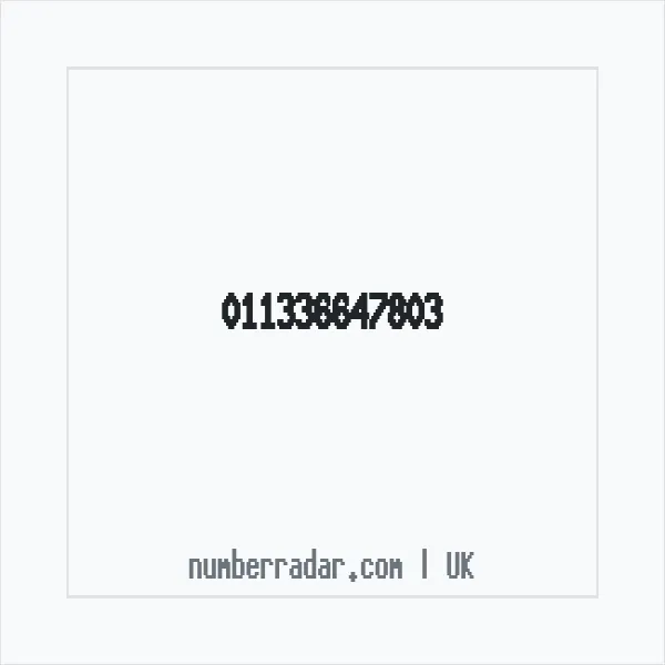Reverse number check for +44 (1133) 664-780 — who called me?