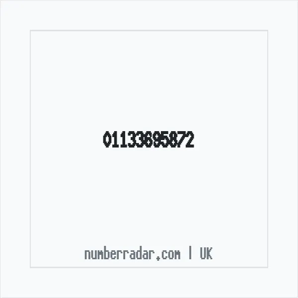 Reverse number check for +44 113 369 5872 — who called me?