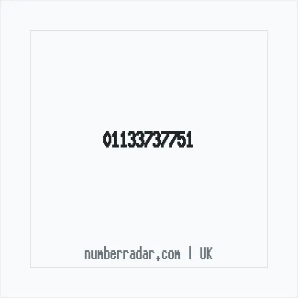 Reverse number check for +44 113 373 7751 — who called me?