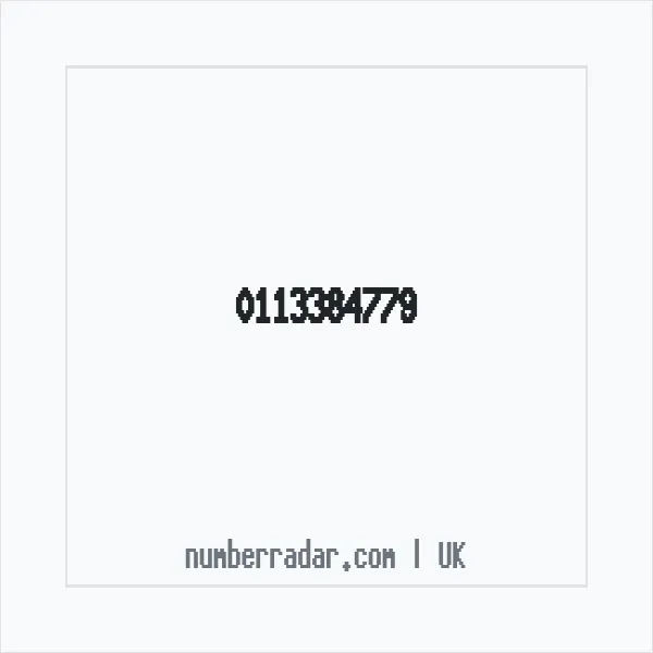 Reverse number check for +44 113384779 — who called me?